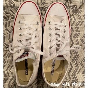 Converse sneakers White (unisex, women’s size 9)